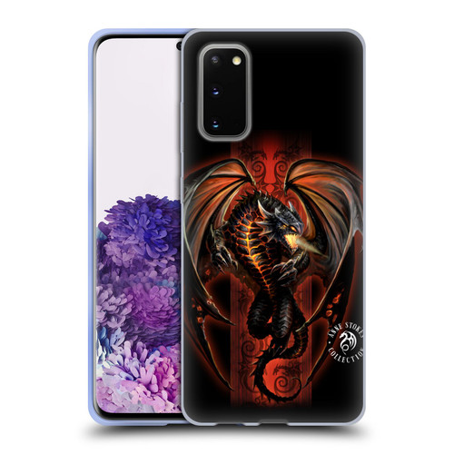 Anne Stokes Fire Tribal Lava Dragon Soft Gel Case for Samsung Galaxy S20 / S20 5G