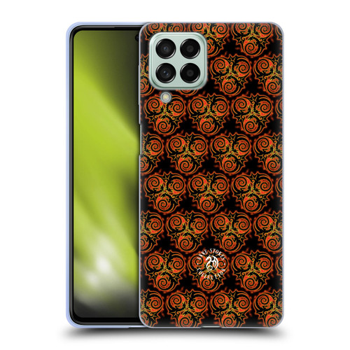 Anne Stokes Fire Tribal Triple Dragon Pattern Soft Gel Case for Samsung Galaxy M53 (2022)