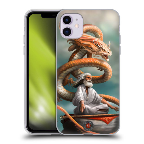 Anne Stokes Guardian Dragons The Hermit Soft Gel Case for Apple iPhone 11