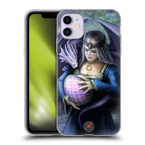 Anne Stokes Guardian Dragons Siblings Soft Gel Case for Apple iPhone 11