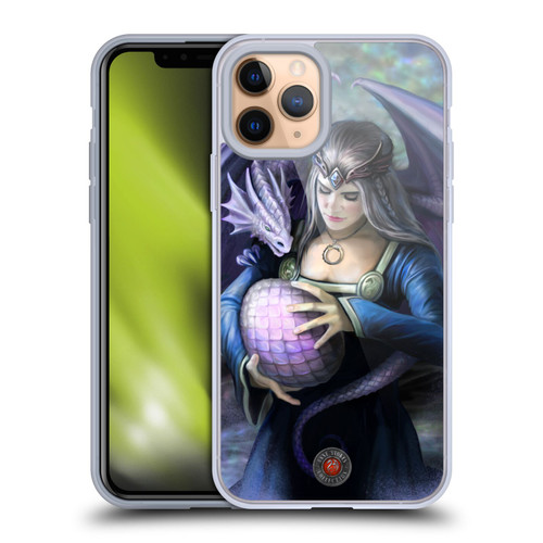 Anne Stokes Guardian Dragons Siblings Soft Gel Case for Apple iPhone 11 Pro