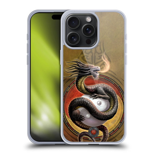 Anne Stokes Guardian Dragons Yin Yang Protector Soft Gel Case for Apple iPhone 15 Pro Max