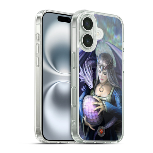 Anne Stokes Guardian Dragons Siblings Soft Gel Case for Apple iPhone 16 & MagSafe