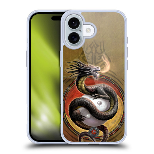 Anne Stokes Guardian Dragons Yin Yang Protector Soft Gel Case for Apple iPhone 16