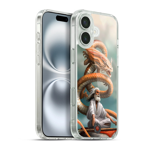 Anne Stokes Guardian Dragons The Hermit Soft Gel Case for Apple iPhone 16 Plus & MagSafe