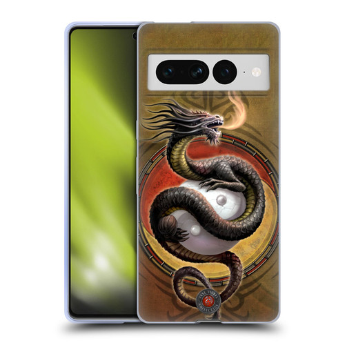 Anne Stokes Guardian Dragons Yin Yang Protector Soft Gel Case for Google Pixel 7 Pro