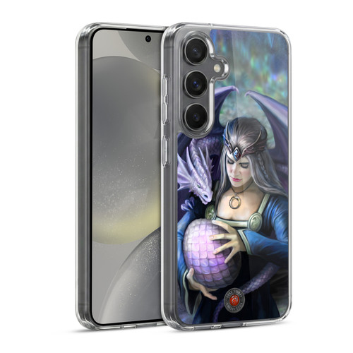 Anne Stokes Guardian Dragons Siblings Soft Gel Case for Samsung Galaxy S24 5G & MagSafe