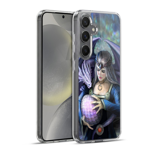 Anne Stokes Guardian Dragons Siblings Soft Gel Case for Samsung Galaxy S24+ 5G & MagSafe