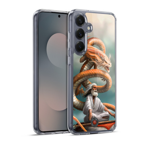 Anne Stokes Guardian Dragons The Hermit Soft Gel Case for Samsung Galaxy S25+ & MagSafe