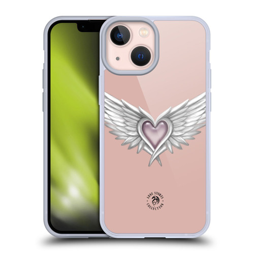 Anne Stokes Mermaid And Angels Ascendance Winged Heart Soft Gel Case for Apple iPhone 13 Mini