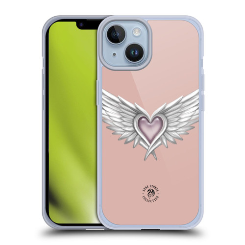 Anne Stokes Mermaid And Angels Ascendance Winged Heart Soft Gel Case for Apple iPhone 14