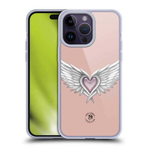 Anne Stokes Mermaid And Angels Ascendance Winged Heart Soft Gel Case for Apple iPhone 14 Pro Max