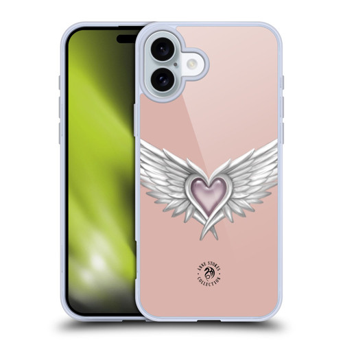 Anne Stokes Mermaid And Angels Ascendance Winged Heart Soft Gel Case for Apple iPhone 16 Plus