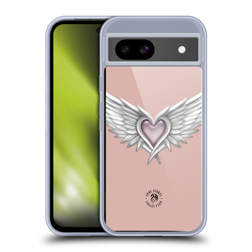 Anne Stokes Mermaid And Angels Ascendance Winged Heart Soft Gel Case for Google Pixel 8a