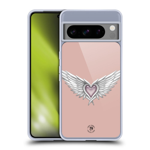 Anne Stokes Mermaid And Angels Ascendance Winged Heart Soft Gel Case for Google Pixel 8 Pro
