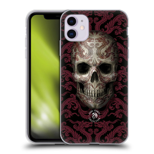 Anne Stokes Oriental Skull Dragon Swirl Pattern Soft Gel Case for Apple iPhone 11