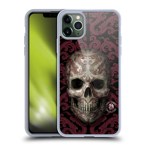 Anne Stokes Oriental Skull Dragon Swirl Pattern Soft Gel Case for Apple iPhone 11 Pro Max