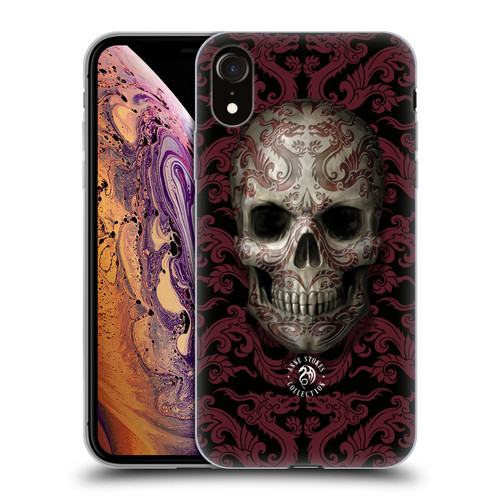 Anne Stokes Oriental Skull Dragon Swirl Pattern Soft Gel Case for Apple iPhone XR
