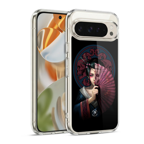 Anne Stokes Oriental Skull Geisha Soft Gel Case for Google Pixel 9 / Pixel 9 Pro