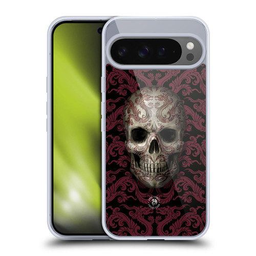 Anne Stokes Oriental Skull Dragon Swirl Pattern Soft Gel Case for Google Pixel 9 Pro XL