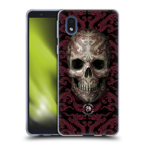Anne Stokes Oriental Skull Dragon Swirl Pattern Soft Gel Case for Samsung Galaxy A01 Core (2020)