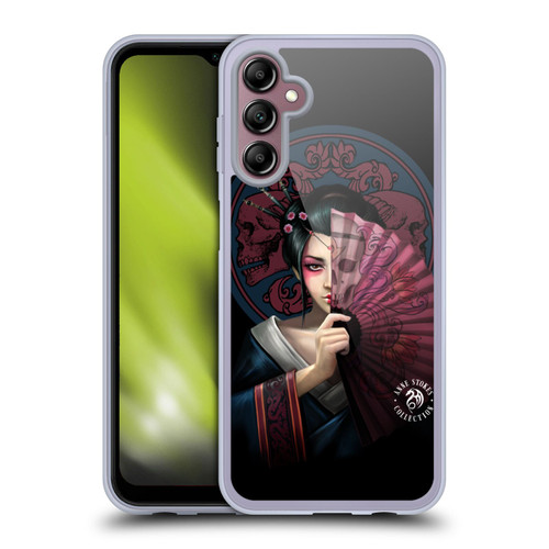 Anne Stokes Oriental Skull Geisha Soft Gel Case for Samsung Galaxy A14 5G