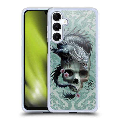 Anne Stokes Oriental Skull Green Dragon Swirls Soft Gel Case for Samsung Galaxy A16 5G