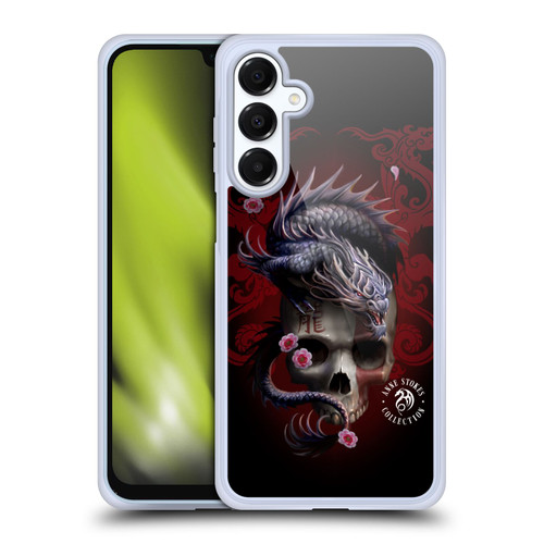 Anne Stokes Oriental Skull Red Dragon Swirls Soft Gel Case for Samsung Galaxy A16 5G