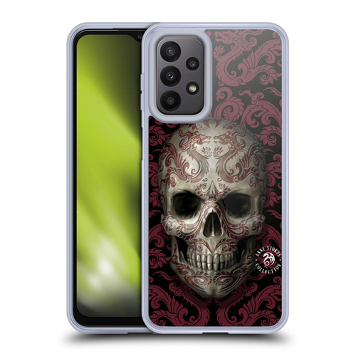 Anne Stokes Oriental Skull Dragon Swirl Pattern Soft Gel Case for Samsung Galaxy A23 / 5G (2022)