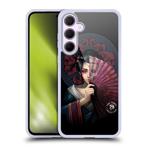 Anne Stokes Oriental Skull Geisha Soft Gel Case for Samsung Galaxy A35 5G