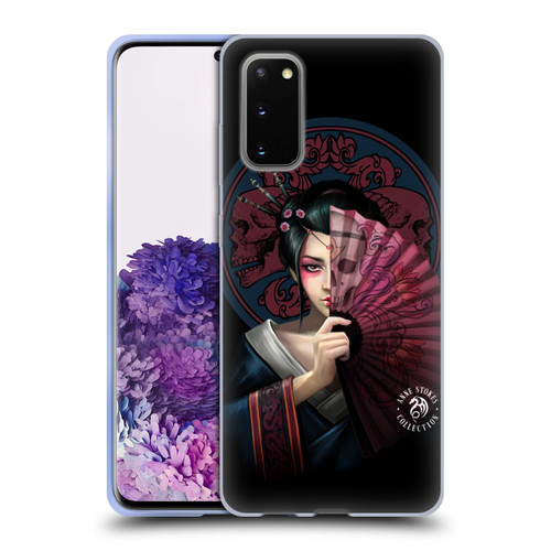 Anne Stokes Oriental Skull Geisha Soft Gel Case for Samsung Galaxy S20 / S20 5G