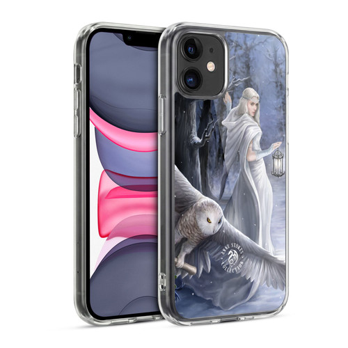 Anne Stokes Owls Midnight Messenger Soft Gel Case for Apple iPhone 11