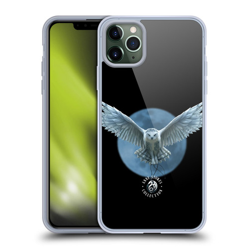 Anne Stokes Owls Moon Soft Gel Case for Apple iPhone 11 Pro Max