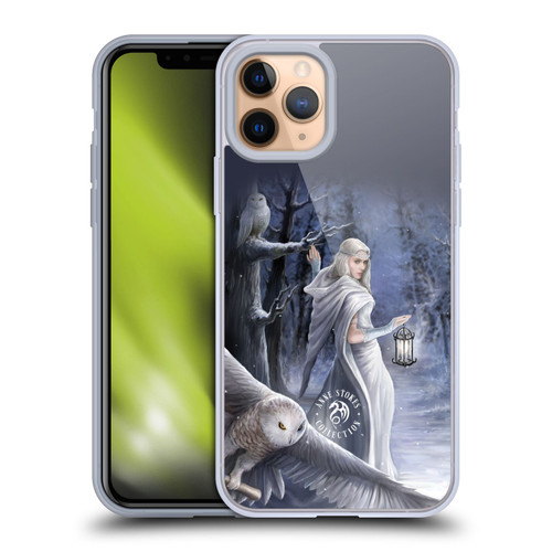 Anne Stokes Owls Midnight Messenger Soft Gel Case for Apple iPhone 11 Pro