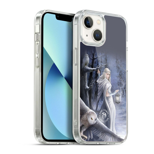 Anne Stokes Owls Midnight Messenger Soft Gel Case for Apple iPhone 13