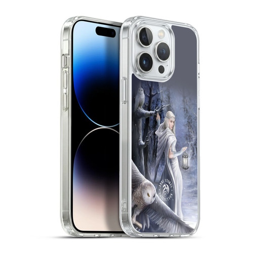 Anne Stokes Owls Midnight Messenger Soft Gel Case for Apple iPhone 13 Pro Max & MagSafe