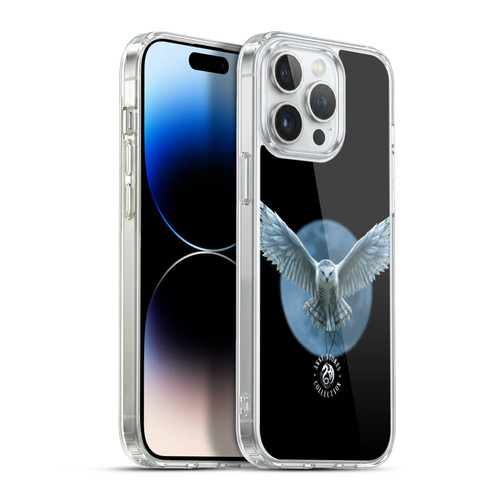 Anne Stokes Owls Moon Soft Gel Case for Apple iPhone 13 Pro Max & MagSafe