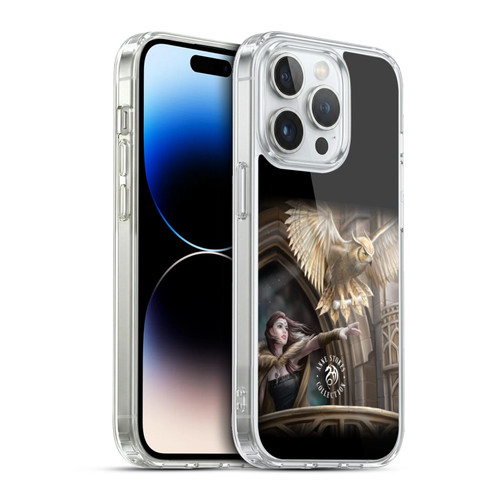 Anne Stokes Owls Messenger Soft Gel Case for Apple iPhone 13 Pro & MagSafe