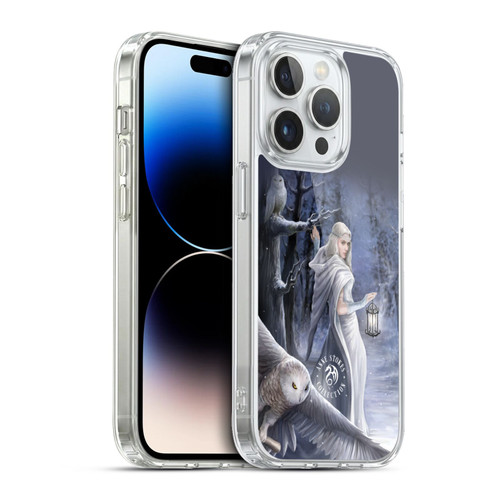 Anne Stokes Owls Midnight Messenger Soft Gel Case for Apple iPhone 13 Pro & MagSafe