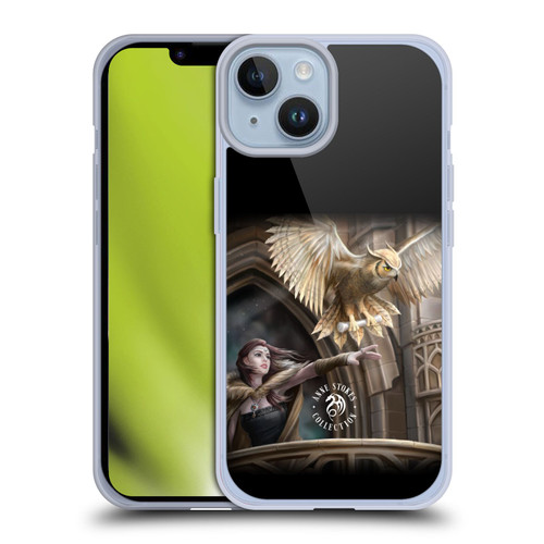 Anne Stokes Owls Messenger Soft Gel Case for Apple iPhone 14
