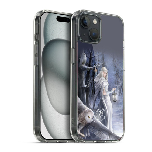 Anne Stokes Owls Midnight Messenger Soft Gel Case for Apple iPhone 15 Plus & MagSafe