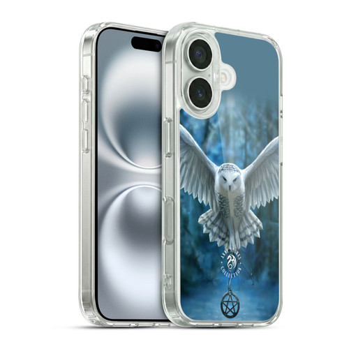 Anne Stokes Owls Awake Your Magic Soft Gel Case for Apple iPhone 16 & MagSafe