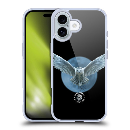 Anne Stokes Owls Moon Soft Gel Case for Apple iPhone 16