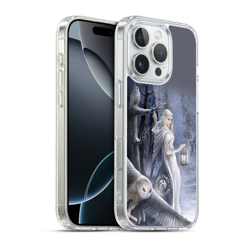 Anne Stokes Owls Midnight Messenger Soft Gel Case for Apple iPhone 16 Pro & MagSafe