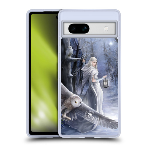 Anne Stokes Owls Midnight Messenger Soft Gel Case for Google Pixel 7a