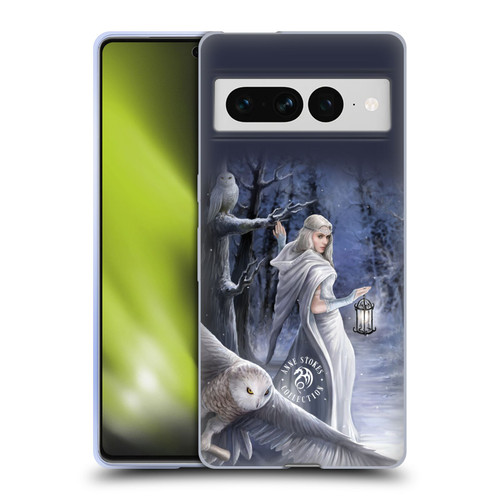 Anne Stokes Owls Midnight Messenger Soft Gel Case for Google Pixel 7 Pro