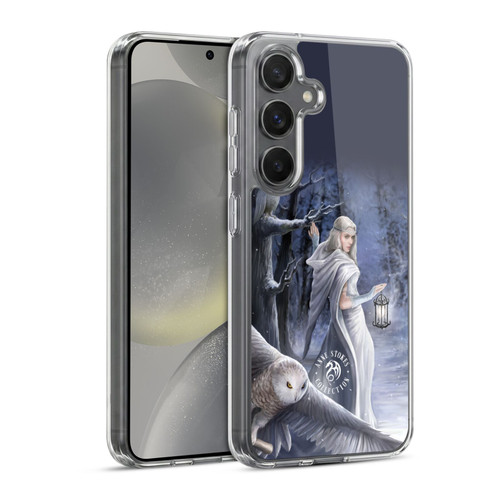 Anne Stokes Owls Midnight Messenger Soft Gel Case for Samsung Galaxy S24 5G & MagSafe