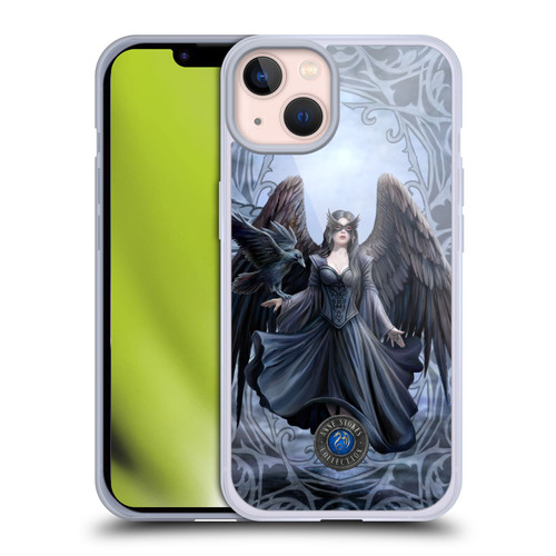 Anne Stokes Raven Full With Pattern Soft Gel Case for Apple iPhone 13