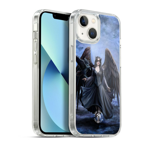 Anne Stokes Raven Full Soft Gel Case for Apple iPhone 13