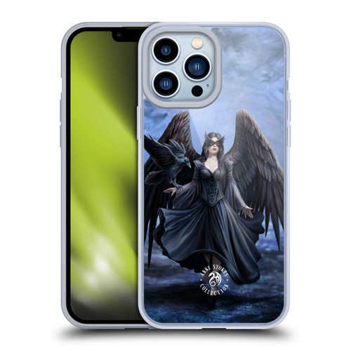 Anne Stokes Raven Full Soft Gel Case for Apple iPhone 13 Pro Max